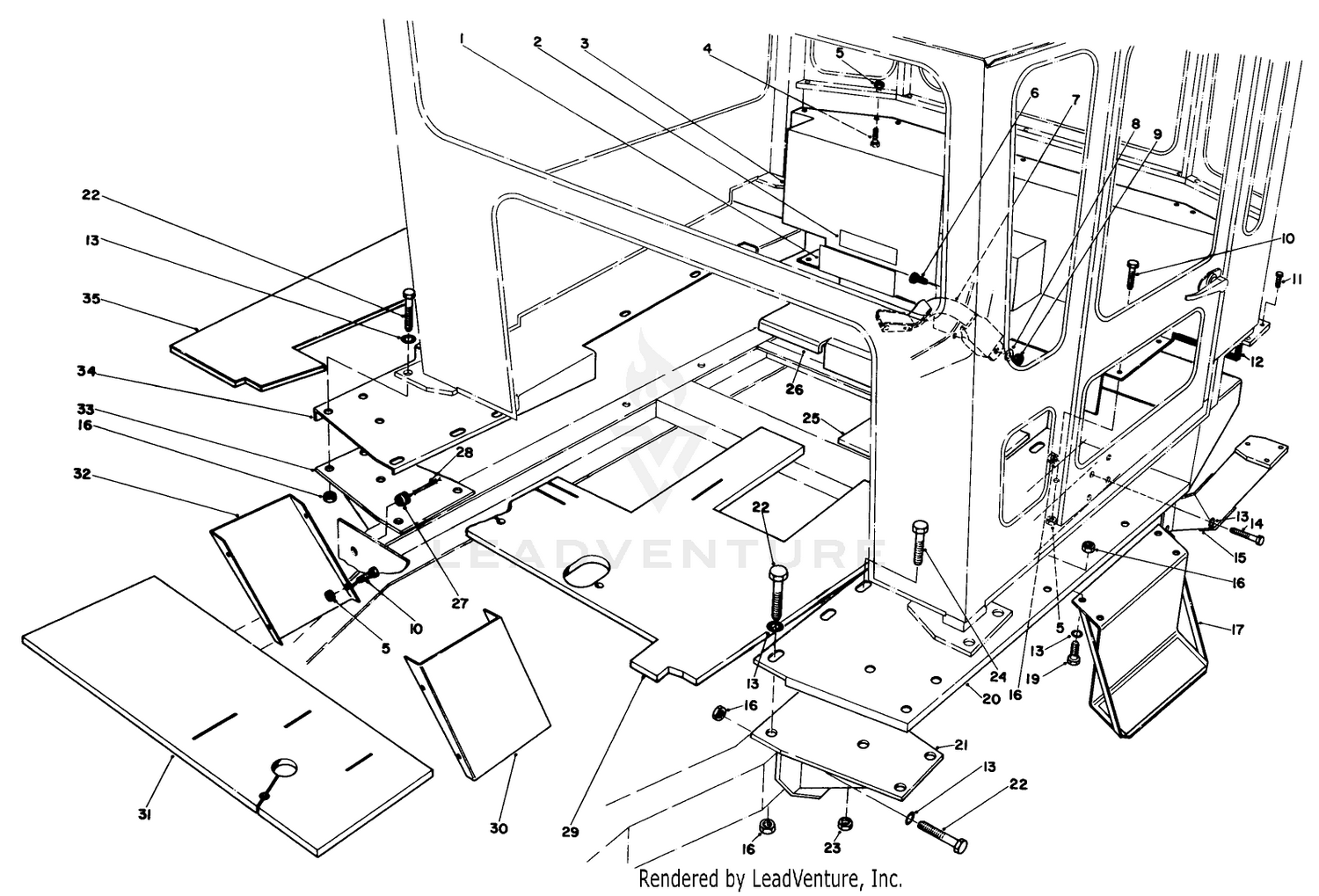 Cab Mounting Kit No. 70159