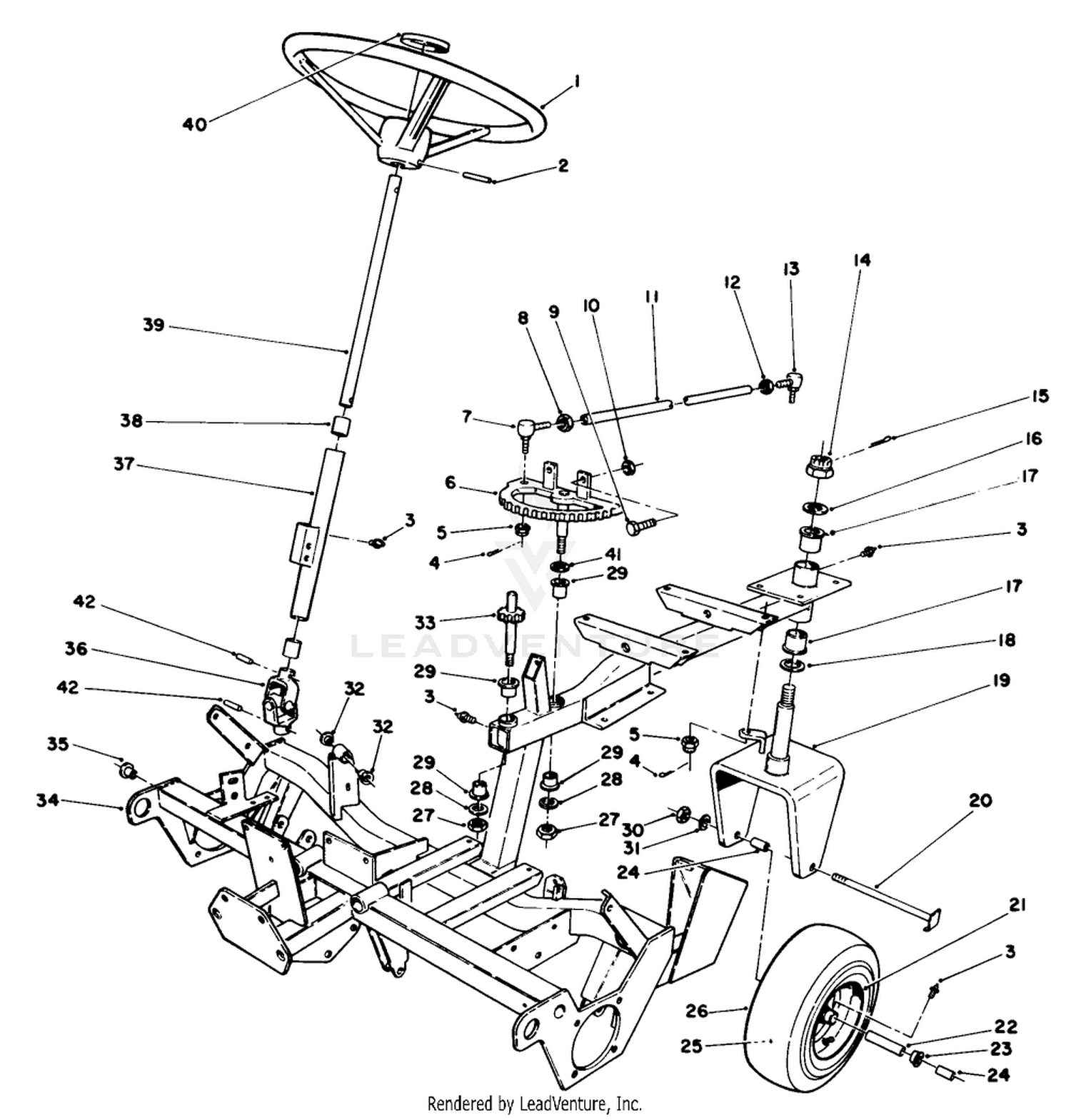 Frame And Steering Assembly