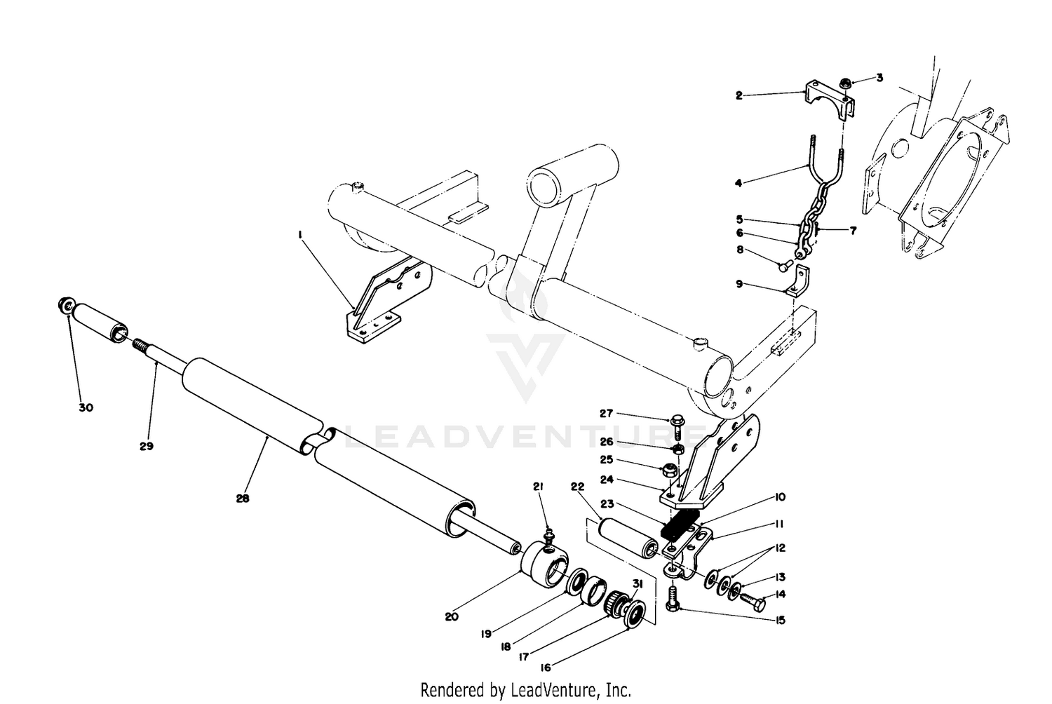 Front Roller Kit Model No. 03588 (optional)