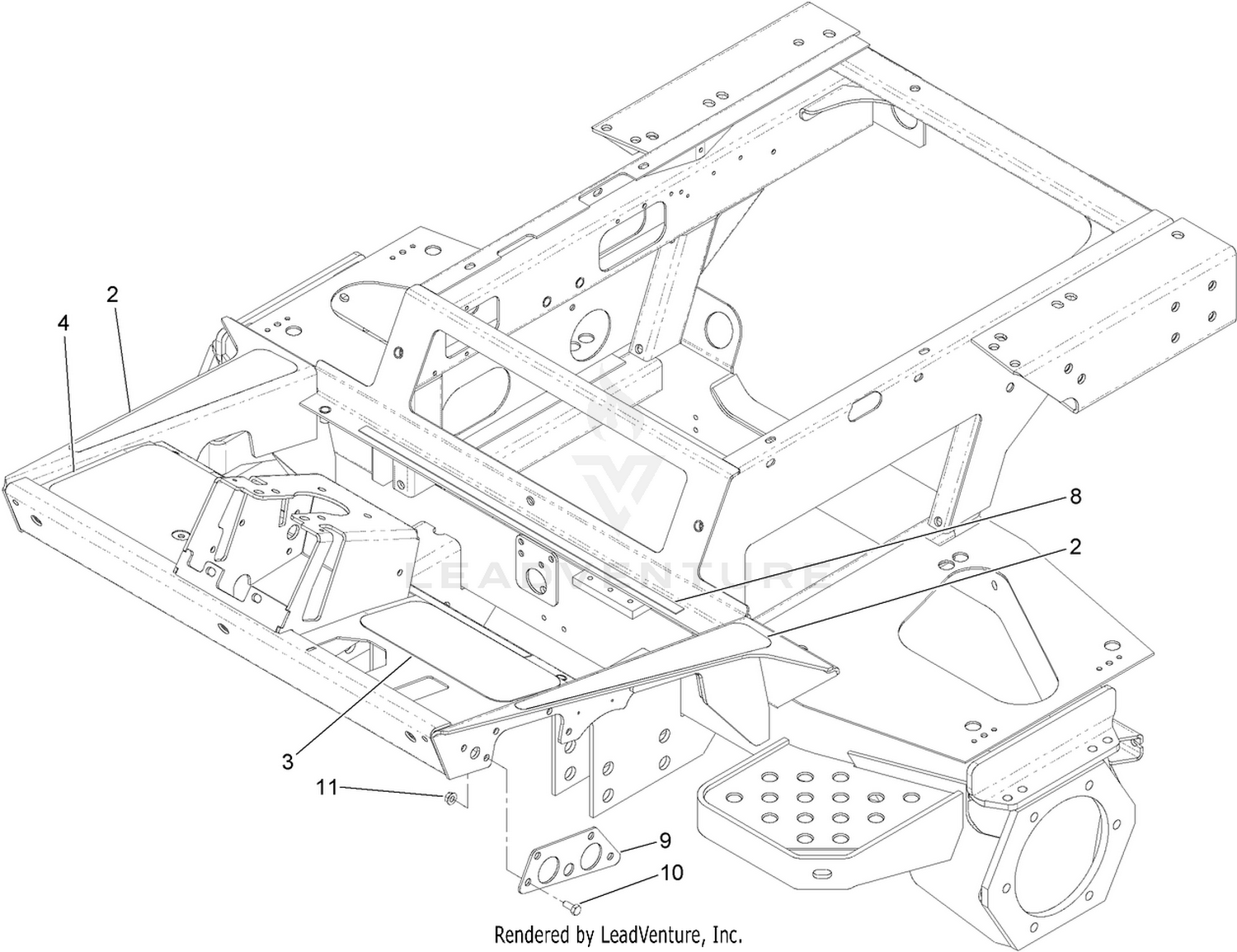 Front Frame Assembly No. 115-4392