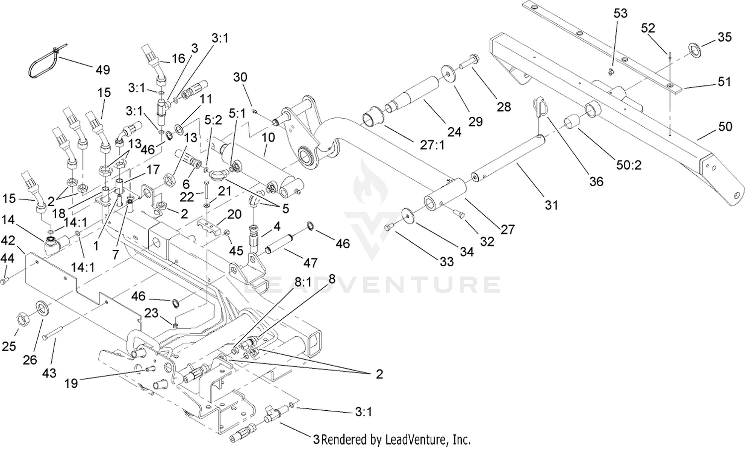 Rear Lift Arm Assembly