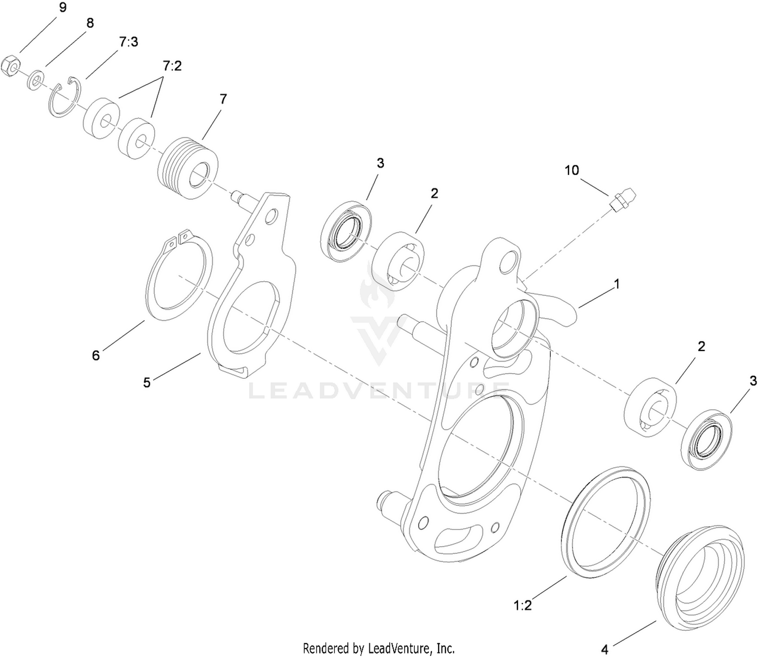 Right Hand Drive Sideplate Assembly