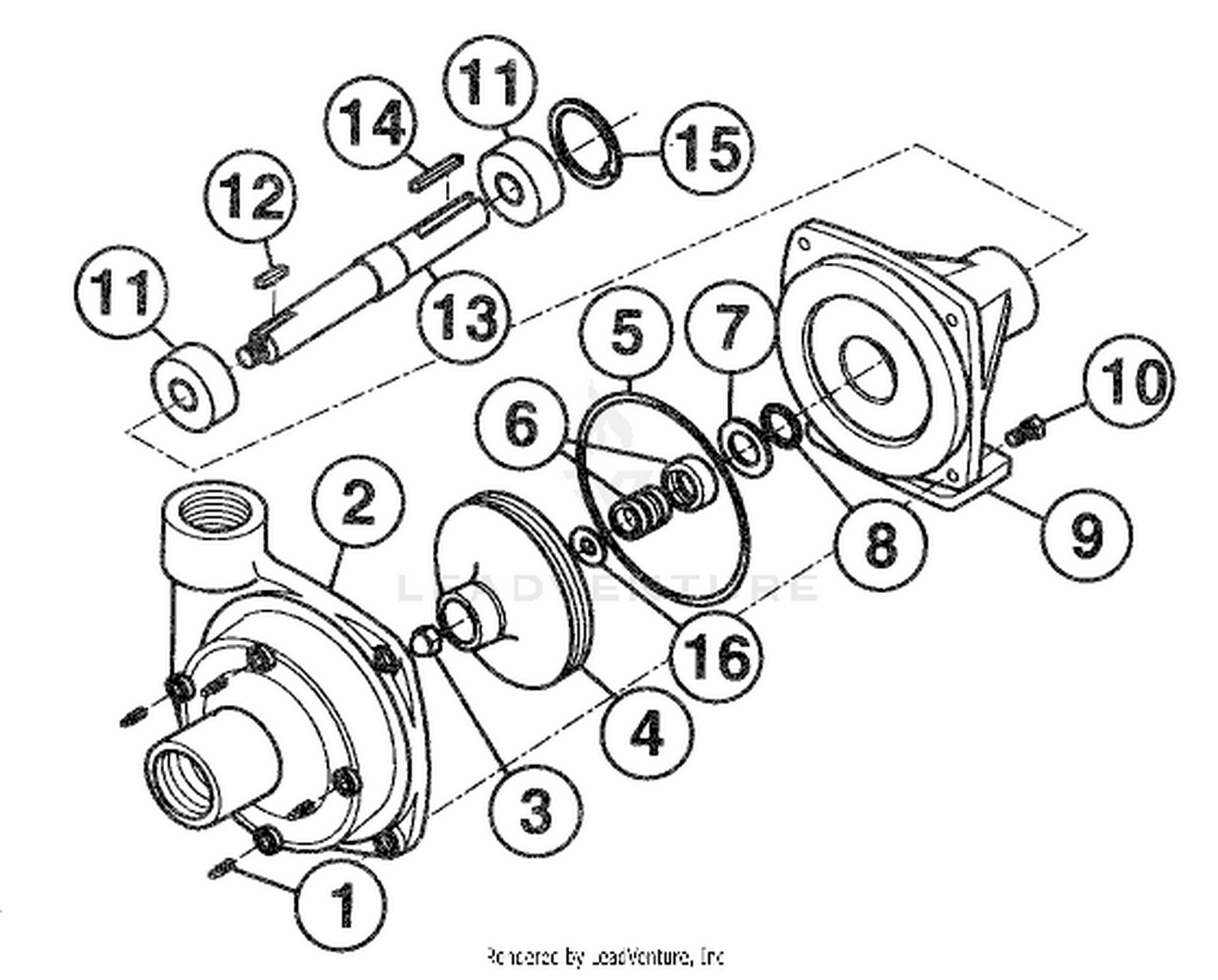 CENTRIFUGAL PUMP (93-6505)