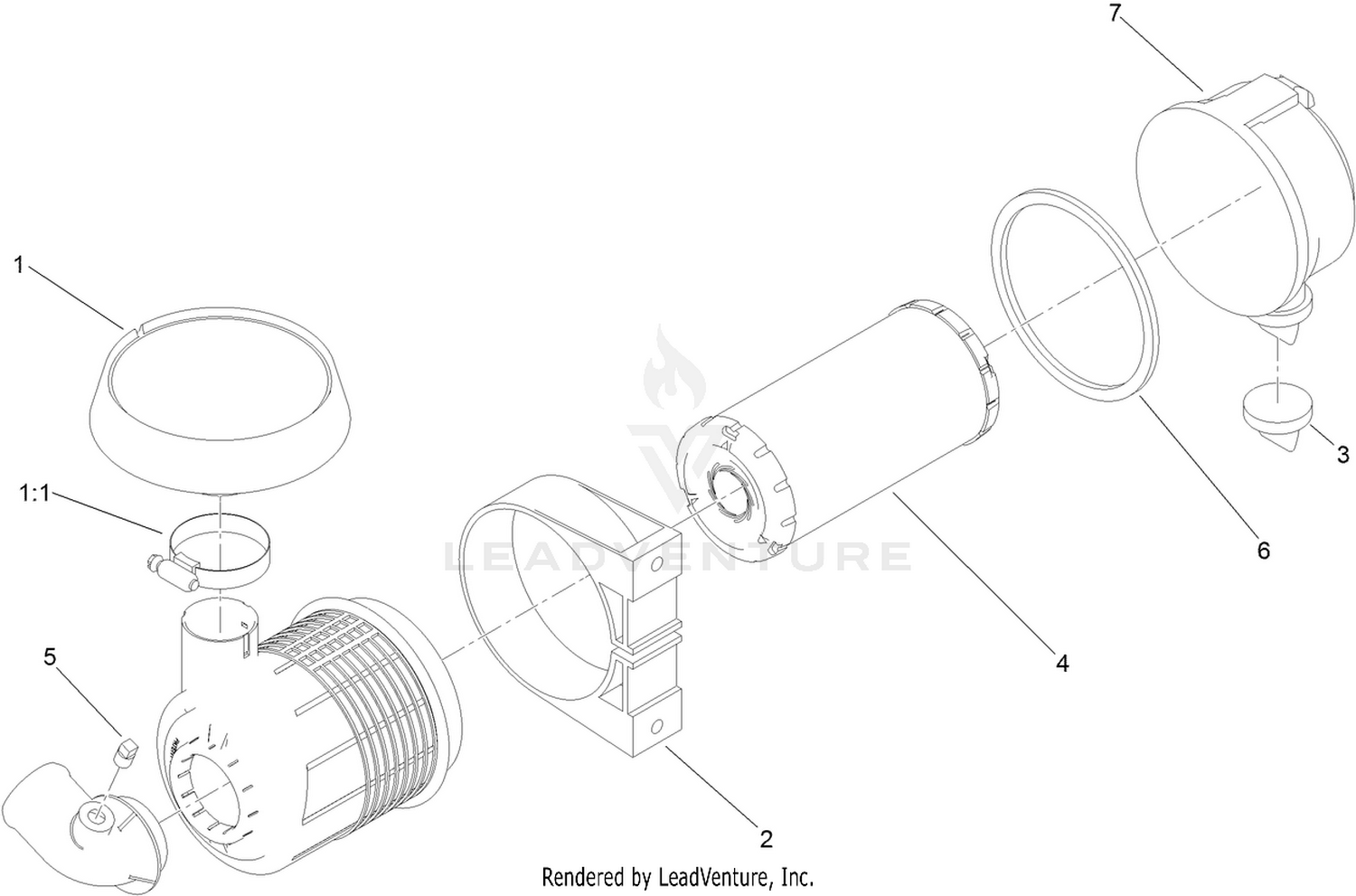 Air Cleaner Assembly No. 138-3448