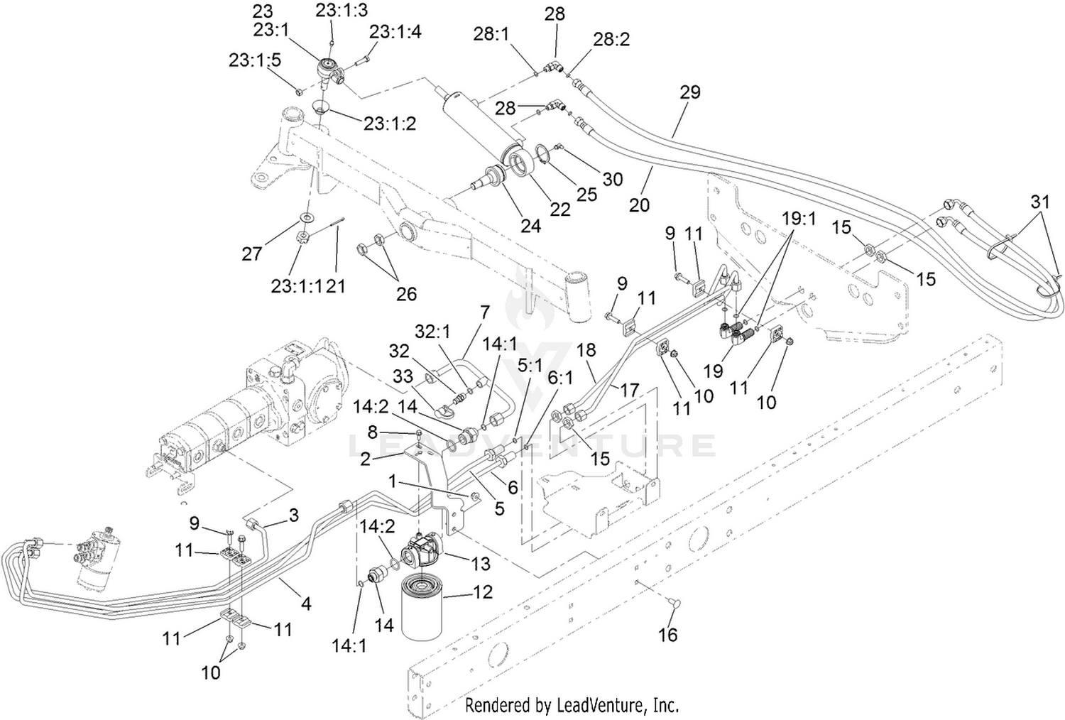 Steering Hydraulic Assembly