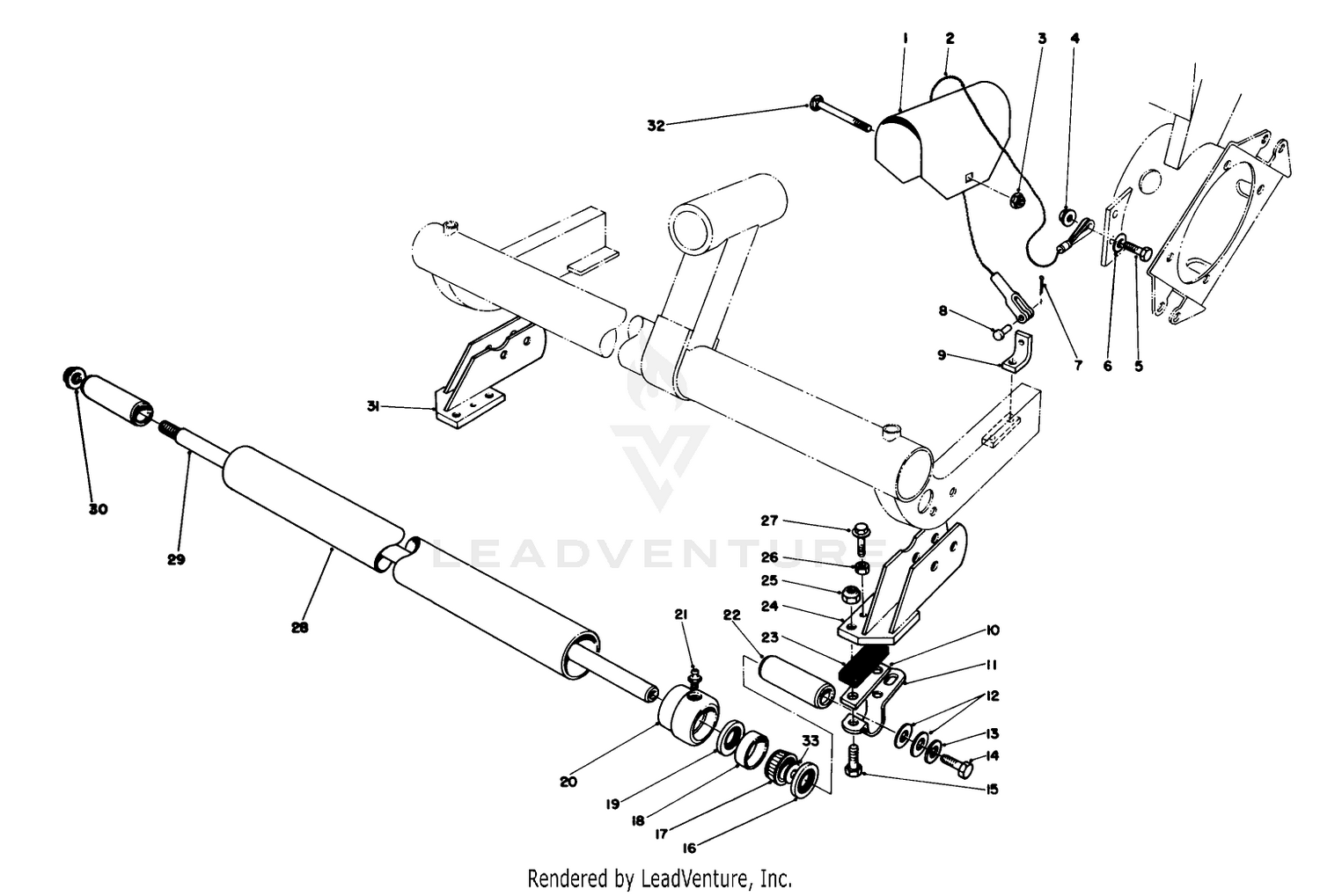 Front Roller Kit Model No. 03588 (optional)