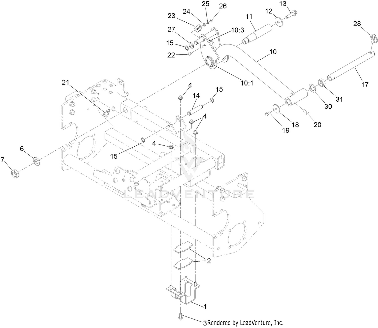 Rear Lift Arm Assembly
