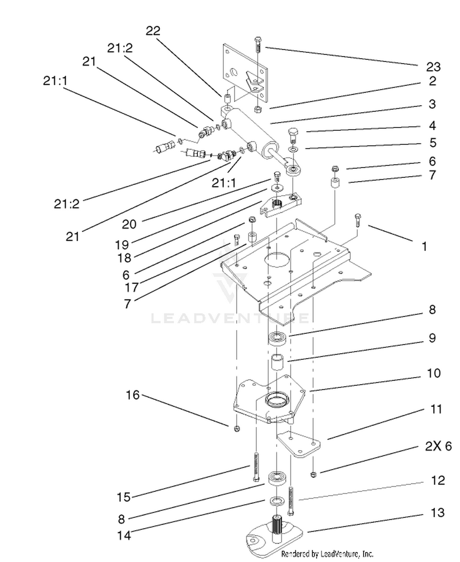 Power Steering Lower Assembly