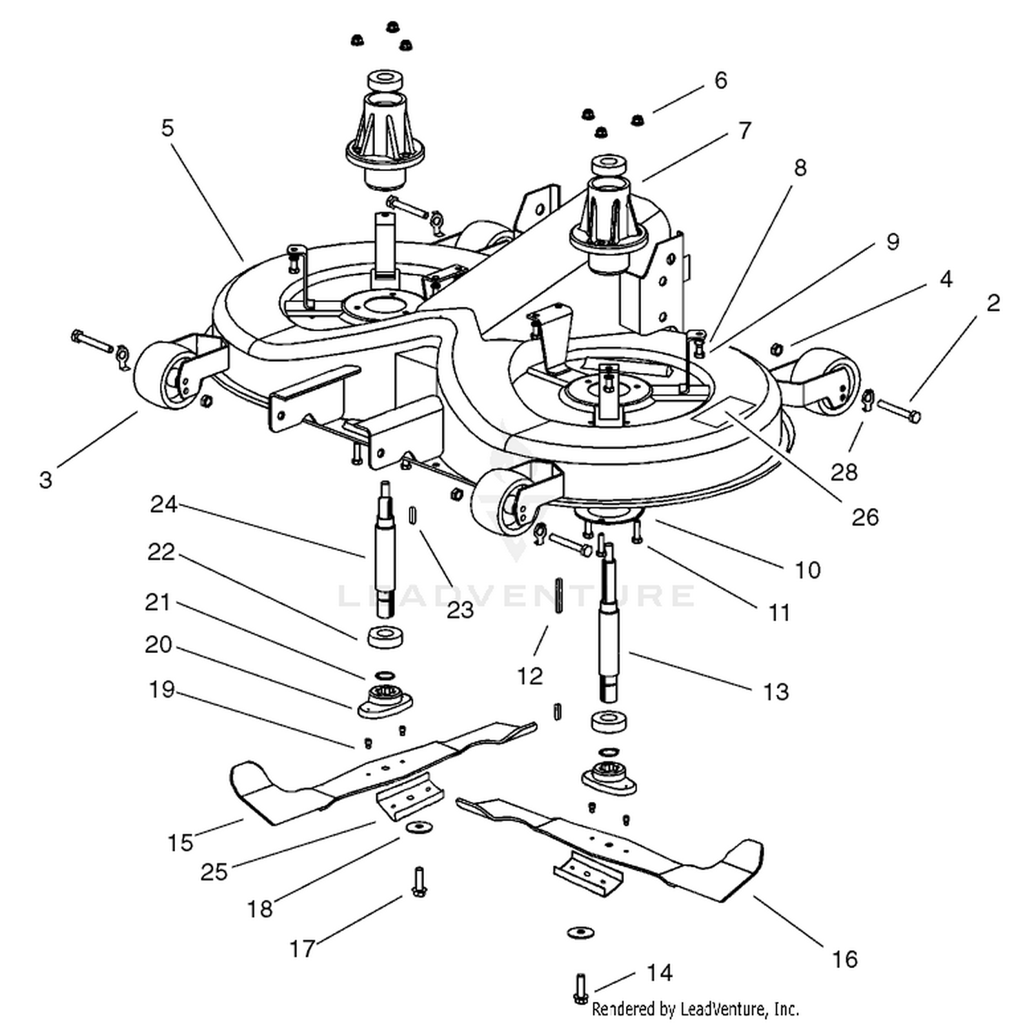 Operation Cutting Pan Assembly