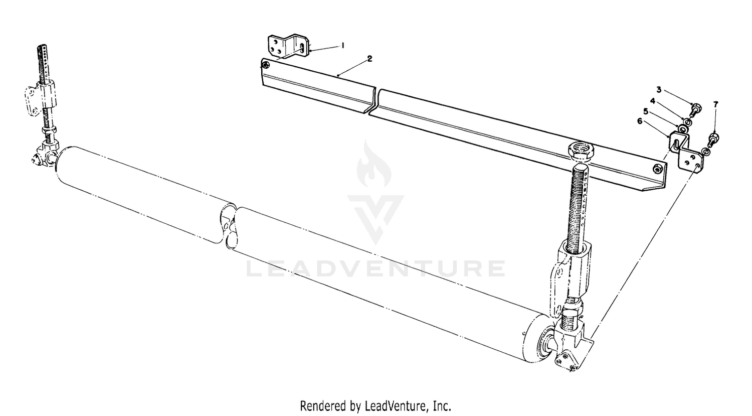 Rear Roller Scraper Kit No. 59-6090 (optional)