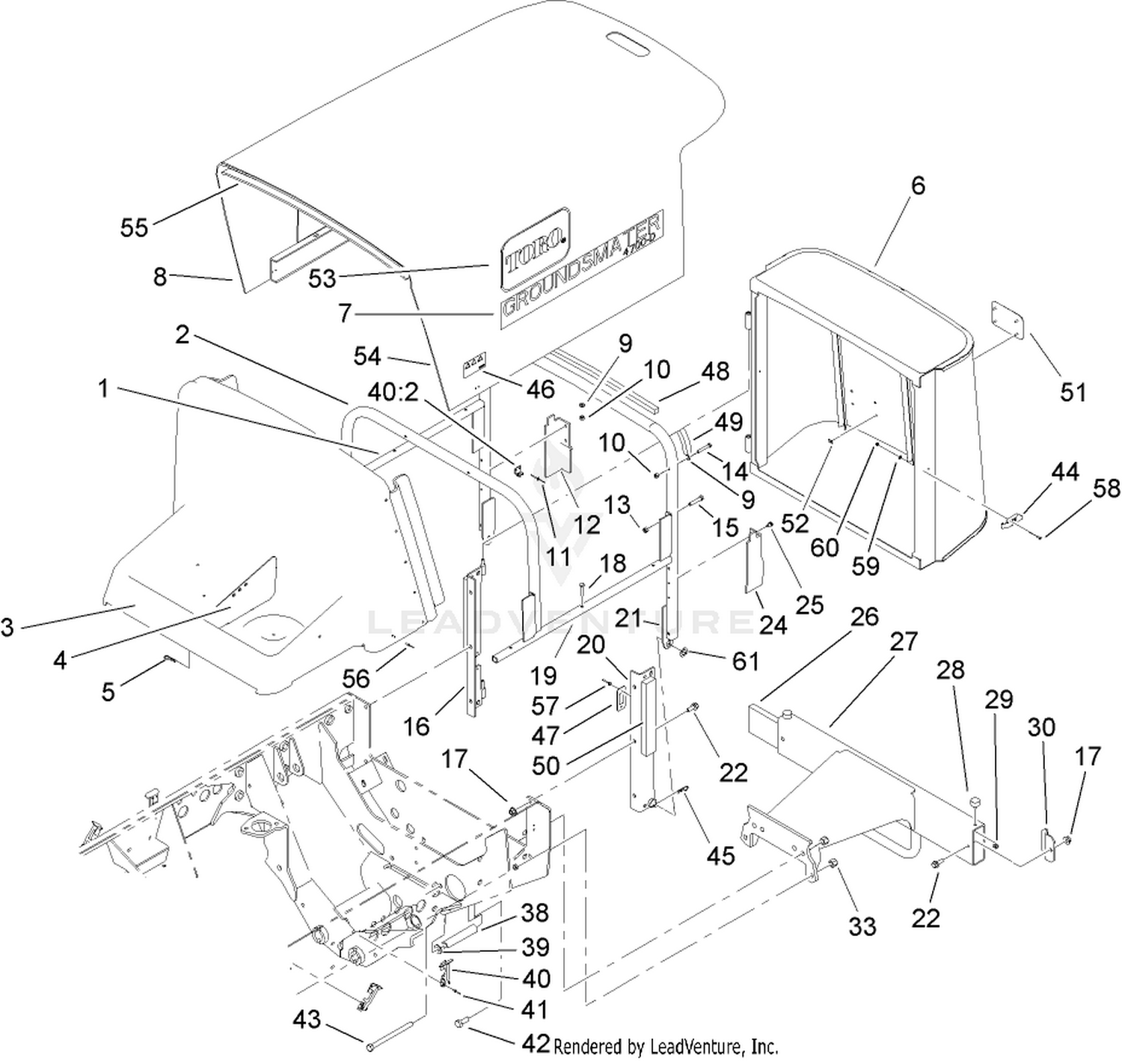 Hood Screen and Bumper Assembly
