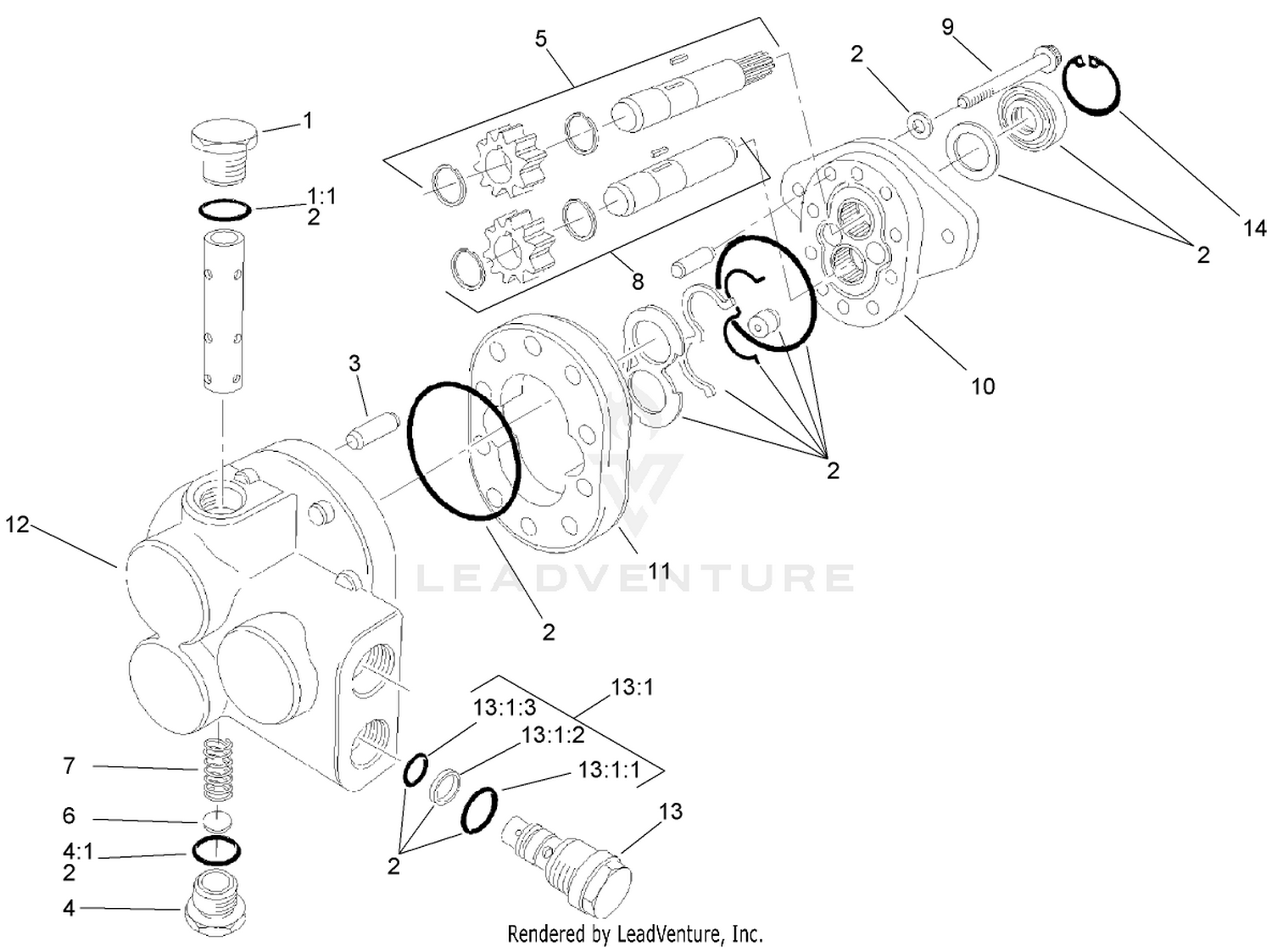 Gear Pump Assembly No. 99-6495