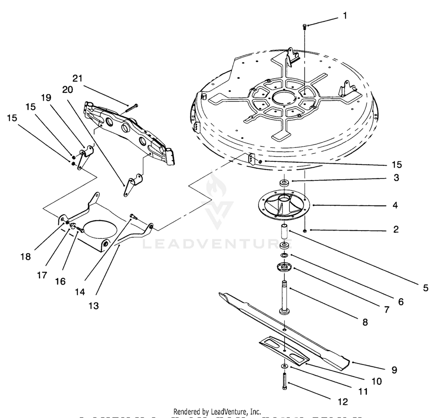 Spindle  Blade Assembly