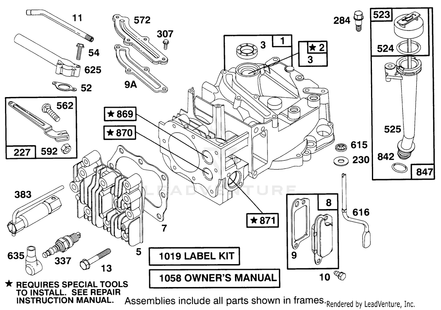 Engine Briggs  Stratton Model 12e802-0653-01