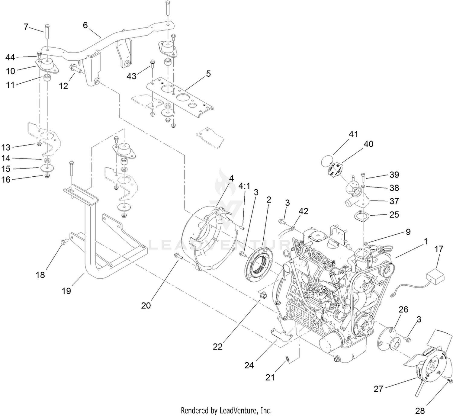 Engine Installation Assembly