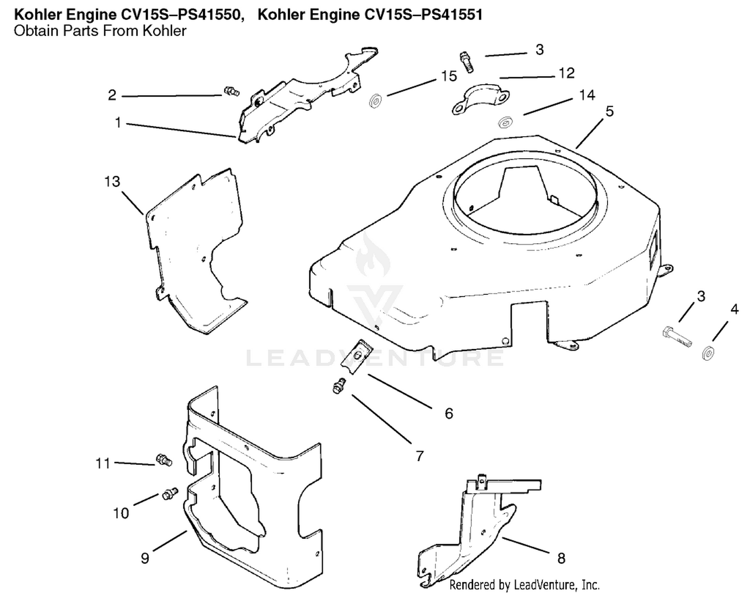 Blower Housing  Baffles