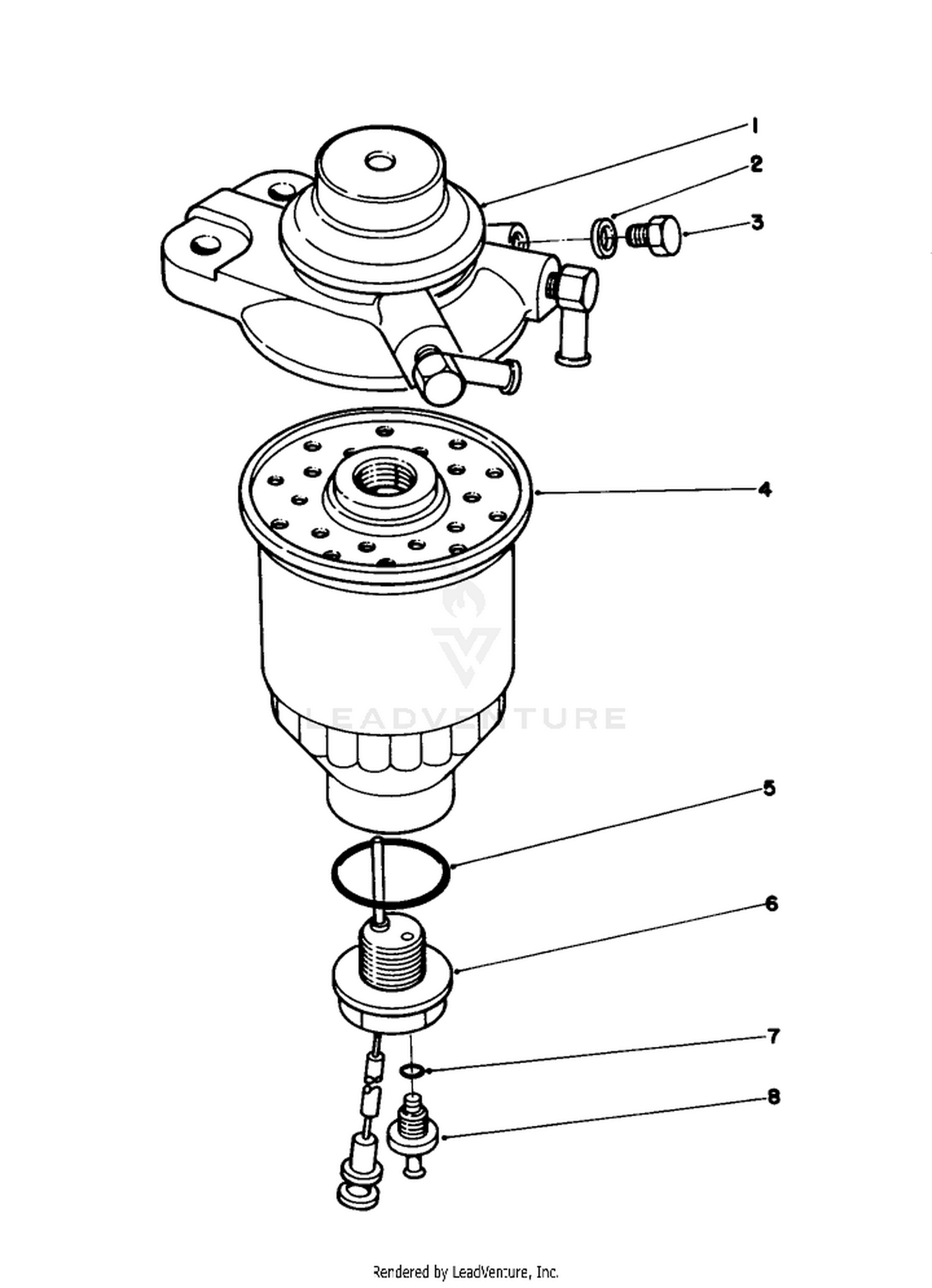 Fuel Filter Assembly No. 60-5010