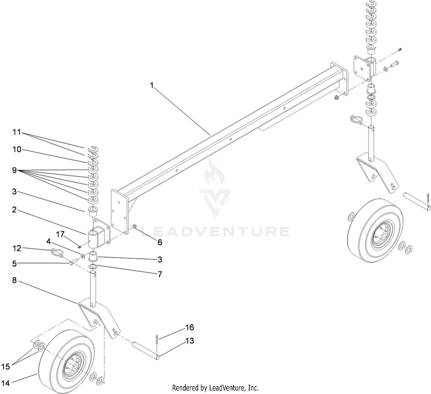 Caster Mount Assembly