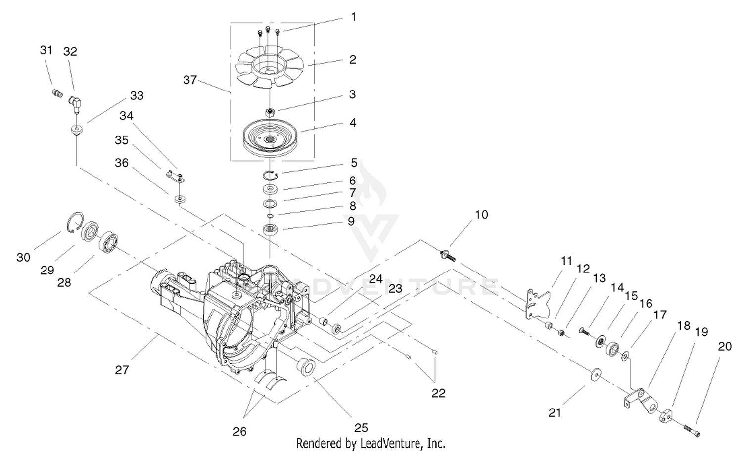 Housing  Fan Assembly