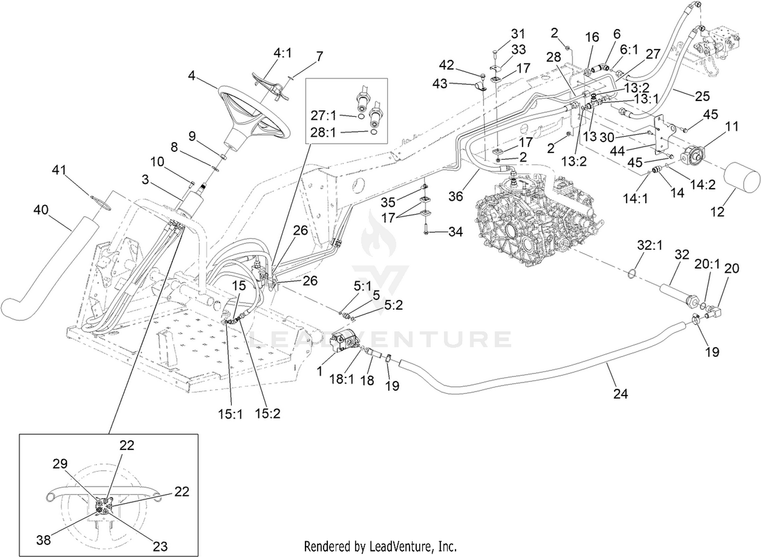 Hydraulic Steering Assembly