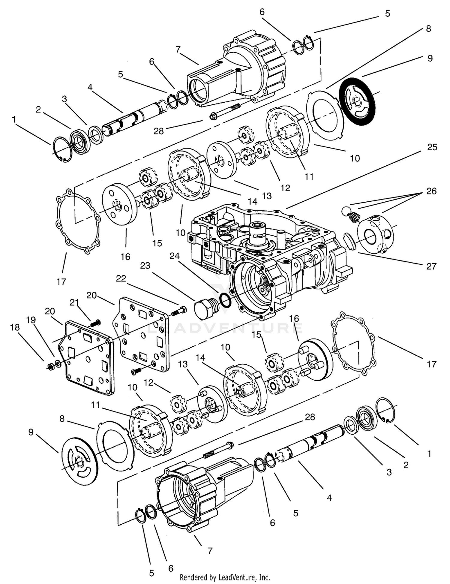 Transmission Assembly Eaton Model 781-016 (continued)