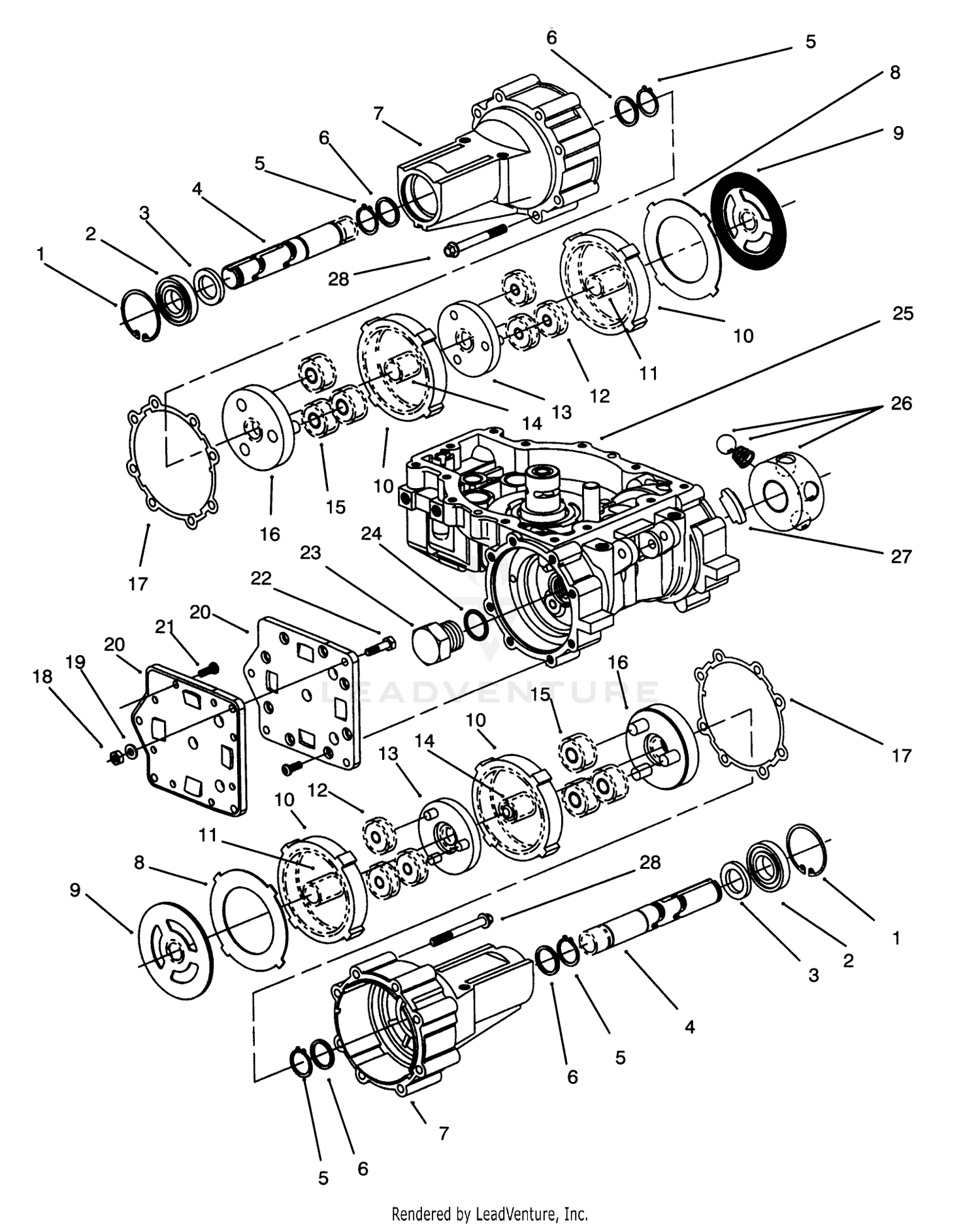 Transmission Assembly Eaton Model 781-016 (continued)