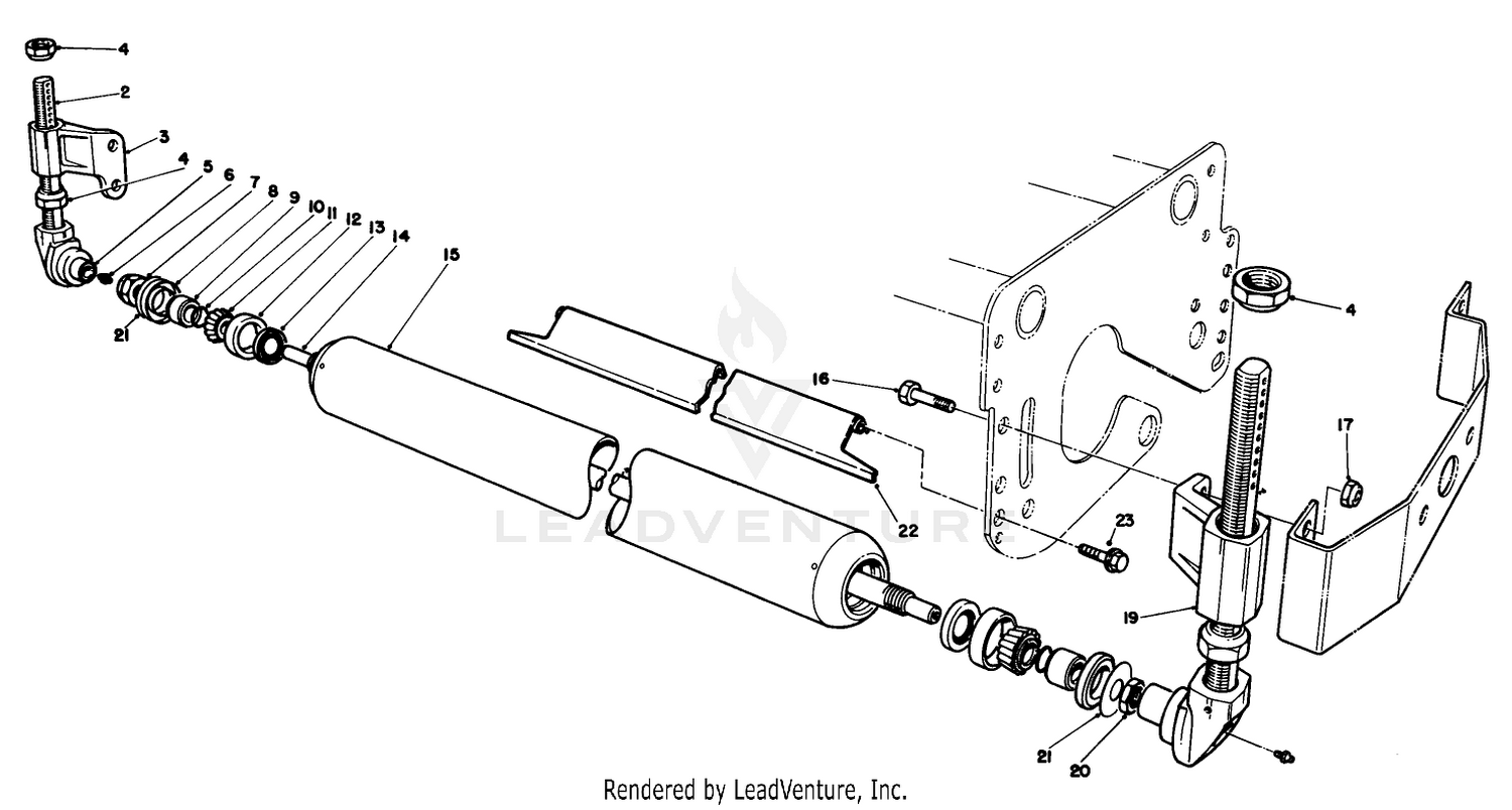 Front Roller Scraper No. 62-6220 (optional)