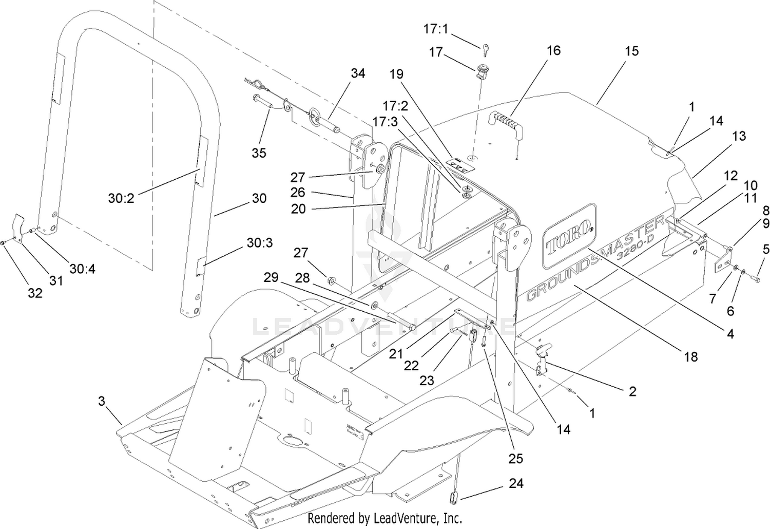 Frame and Hood Assembly