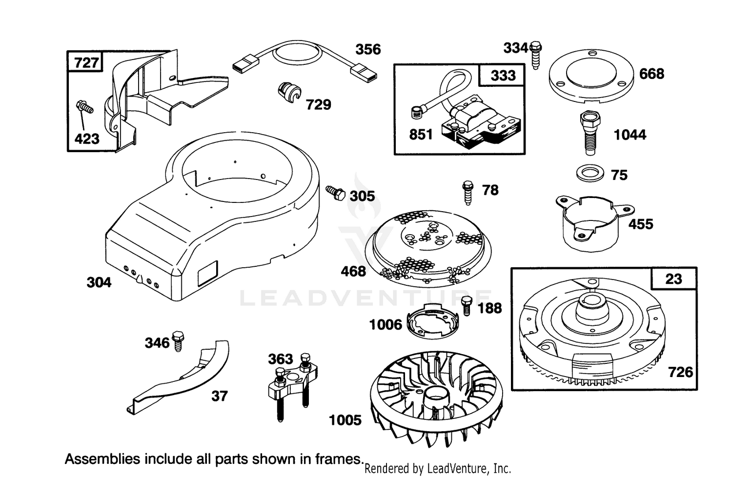 Engine Briggs  Stratton Model 28m707-0122-01 6