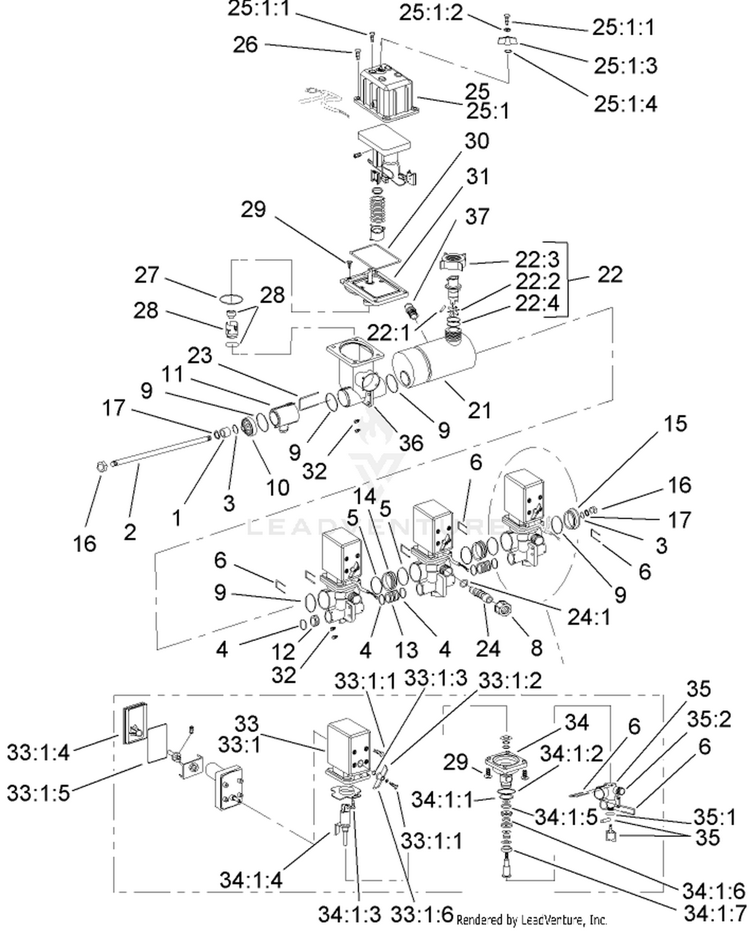 EVC Control Valve Assembly