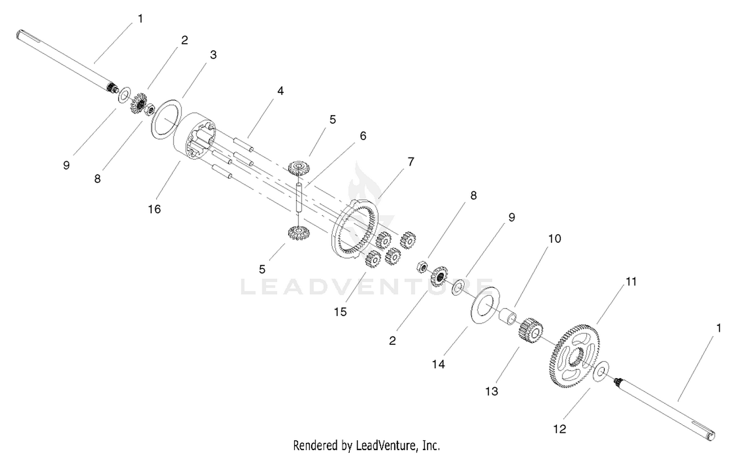 Differential Gear Assembly