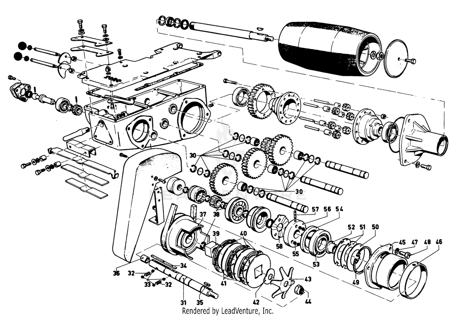 Transmission Case Assembly (continued)