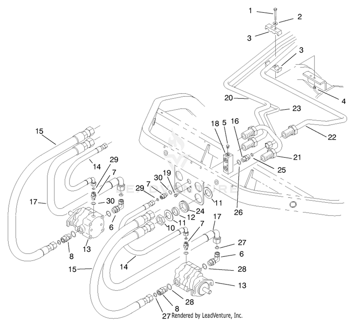Reel Motor Installation Assembly-Rh  Lh