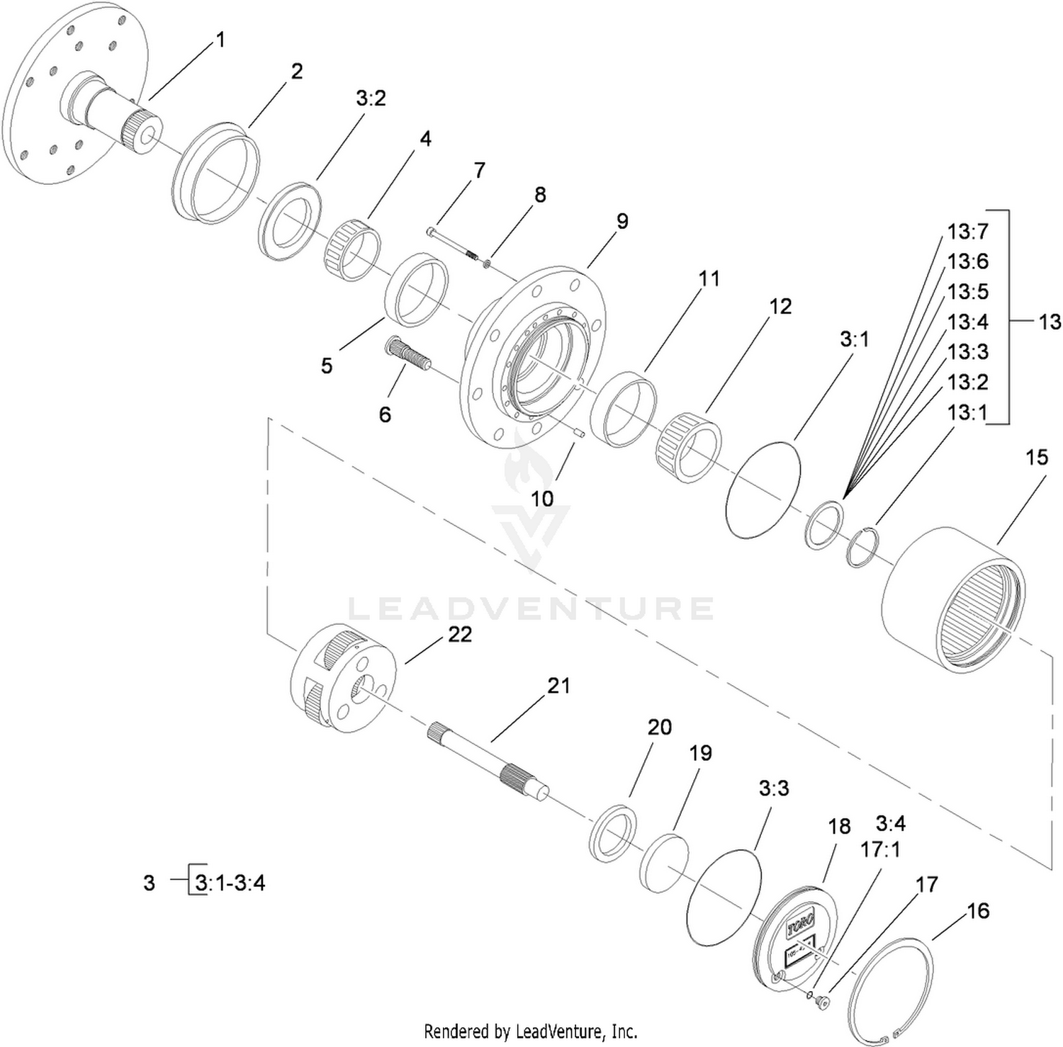 Planetary Assembly No. 105-4588