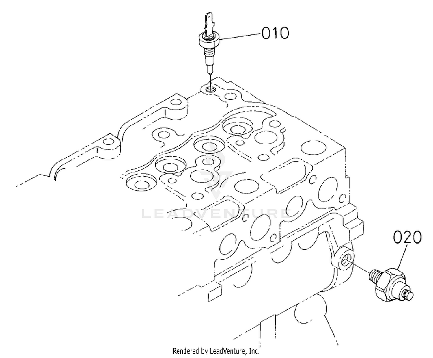 Oil Switch / Thermometer and Plug Assembly