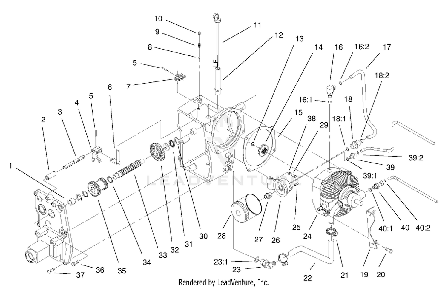 Hydro Transaxle Assembly 2
