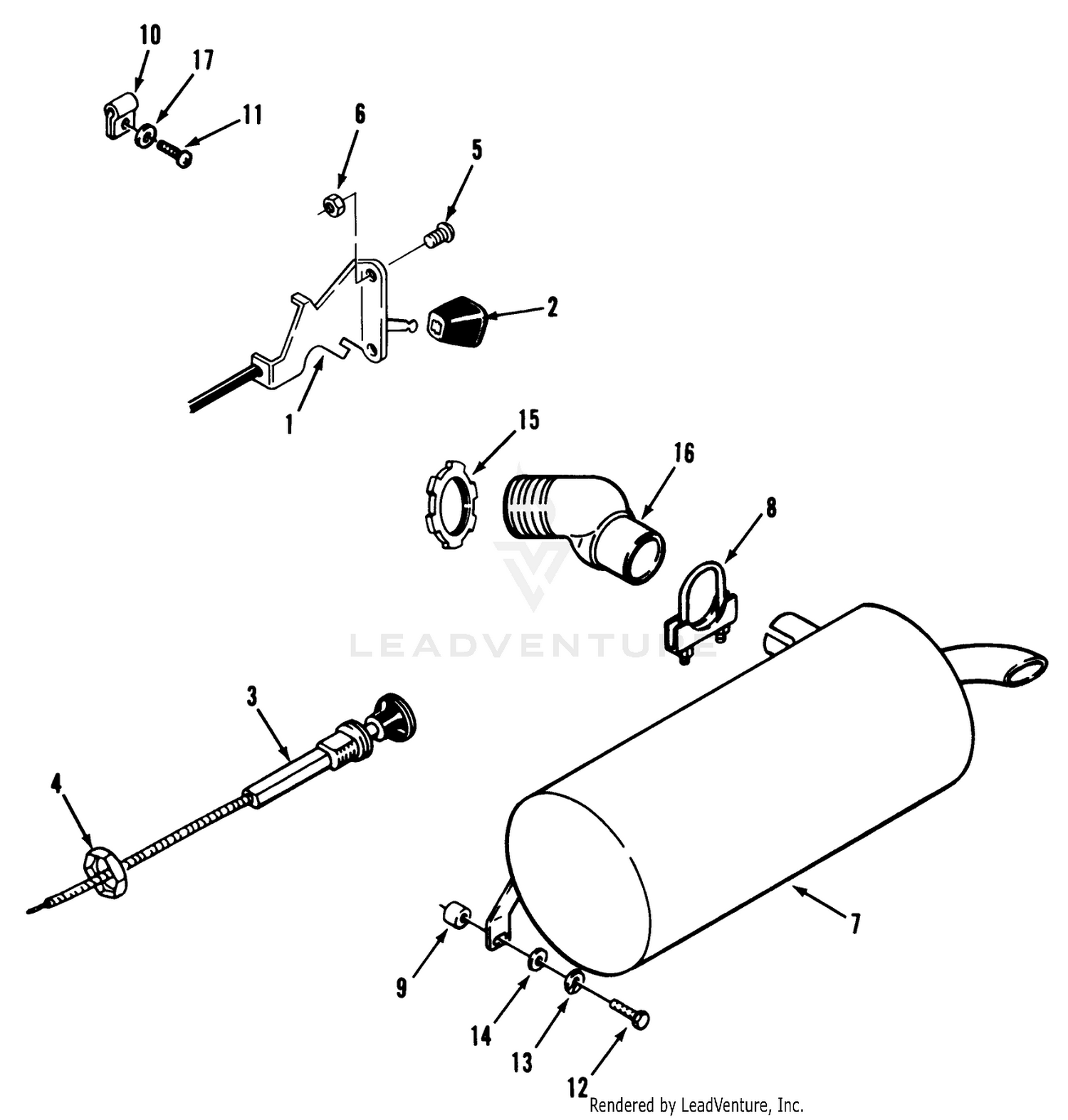Throttle Choke  Exhaust