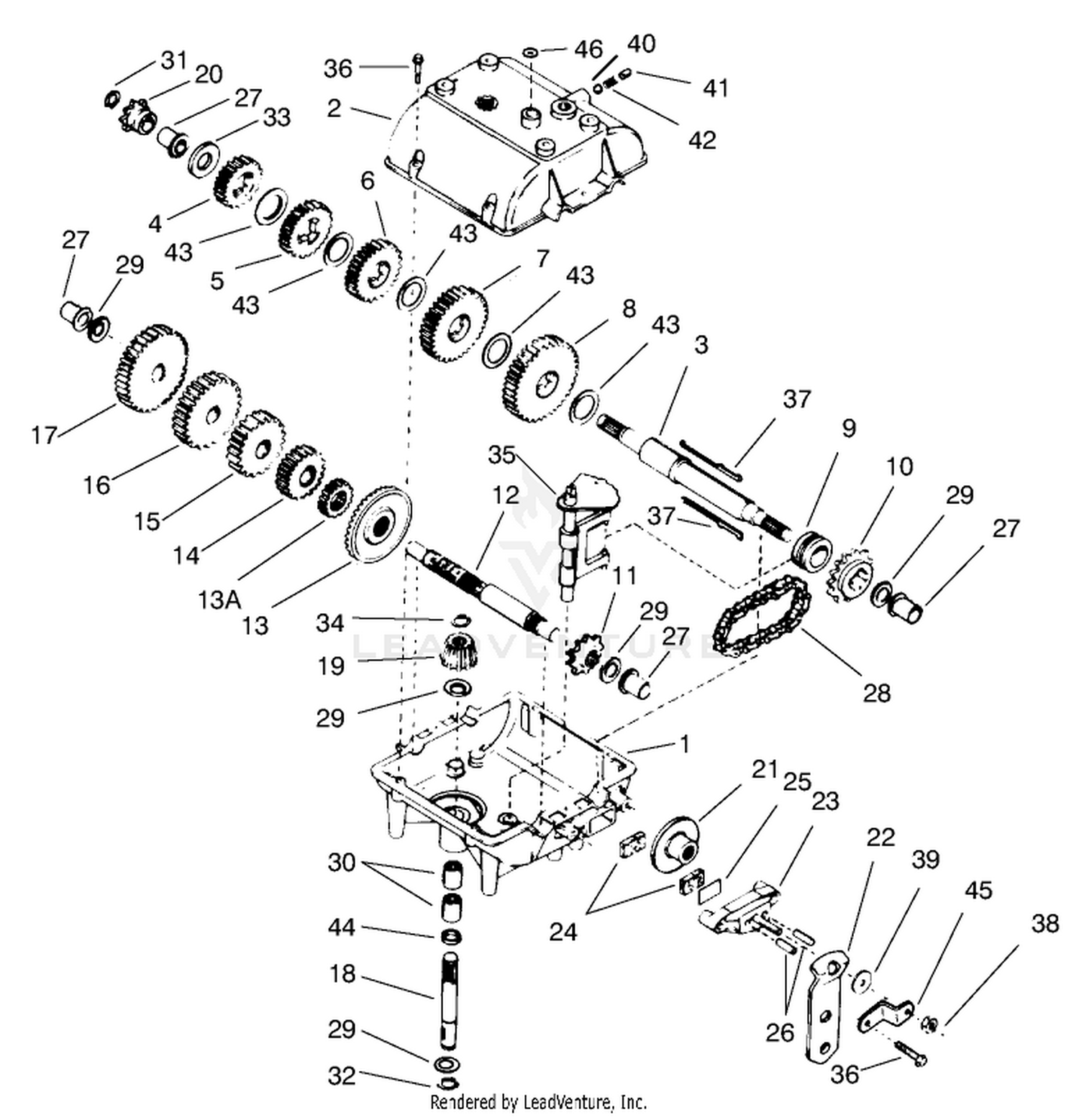Transmission Peerless Model 700-025