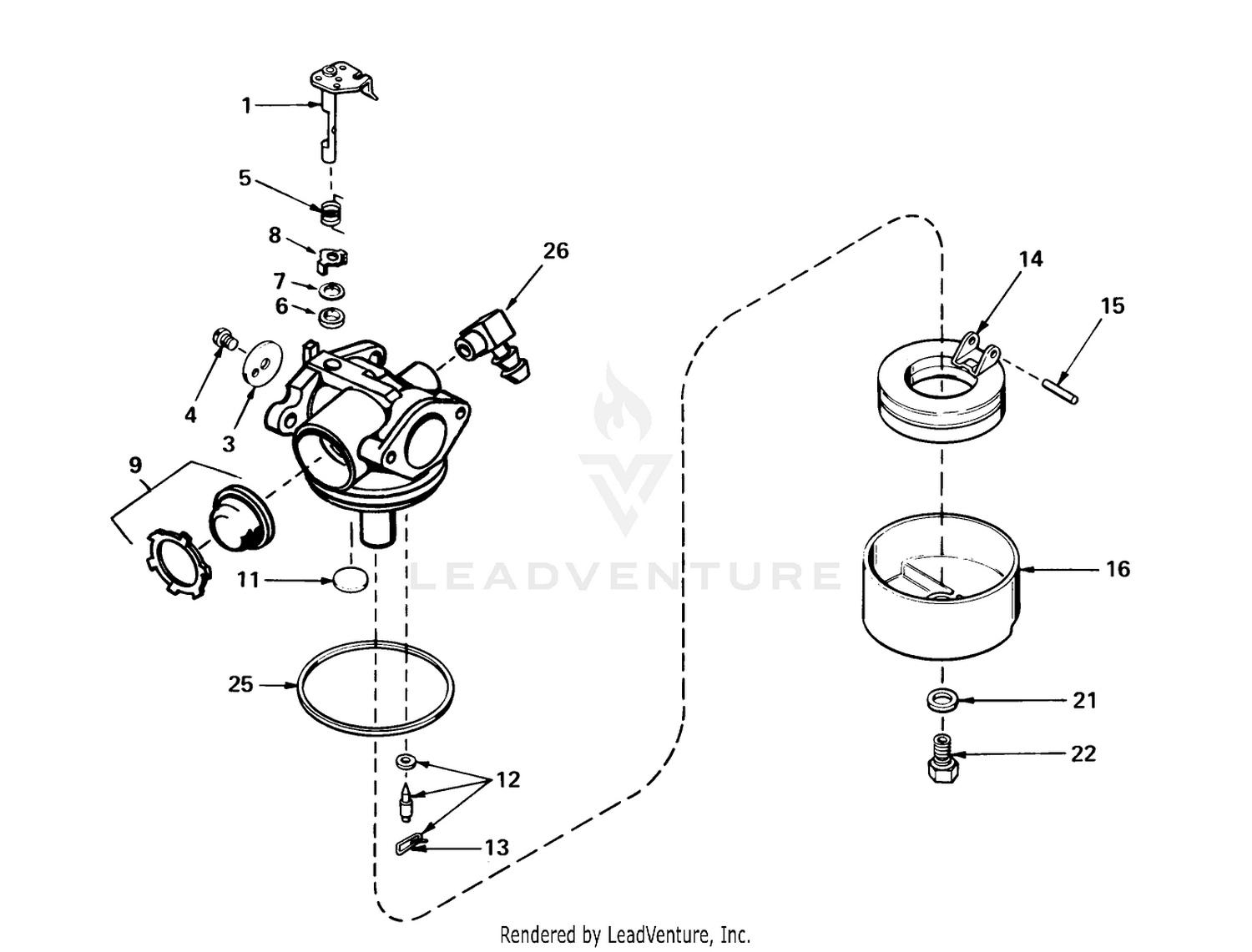 Carburetor No. 632050