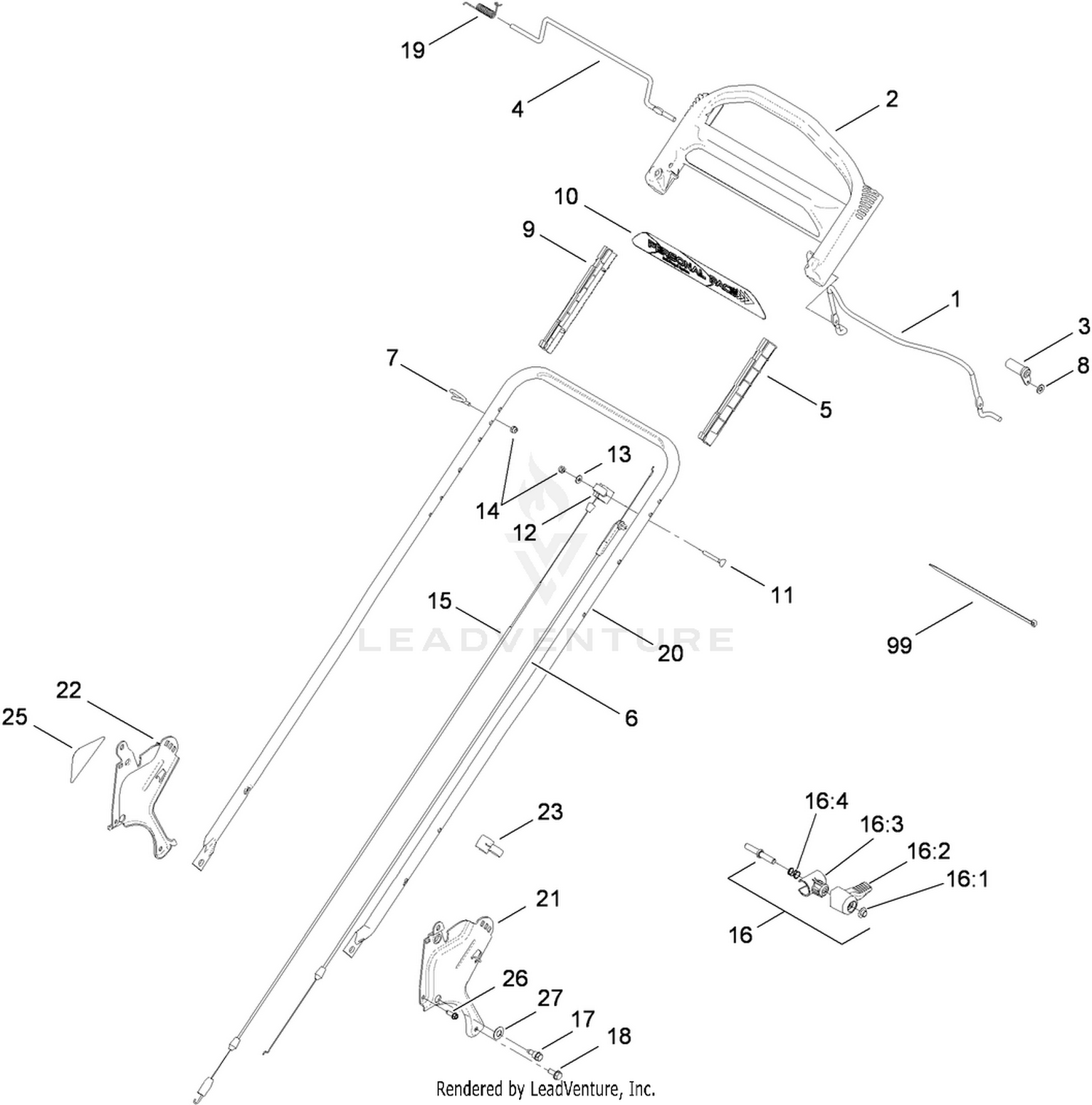 Upper Handle Assembly