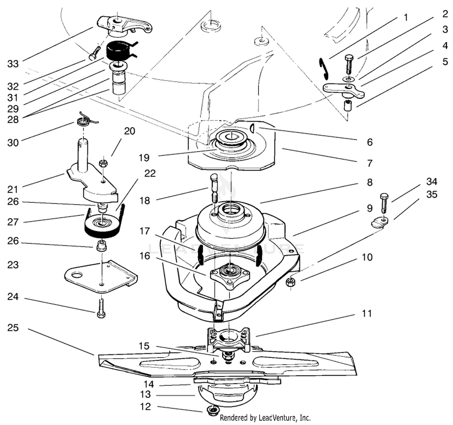 Blade Brake Clutch Assembly