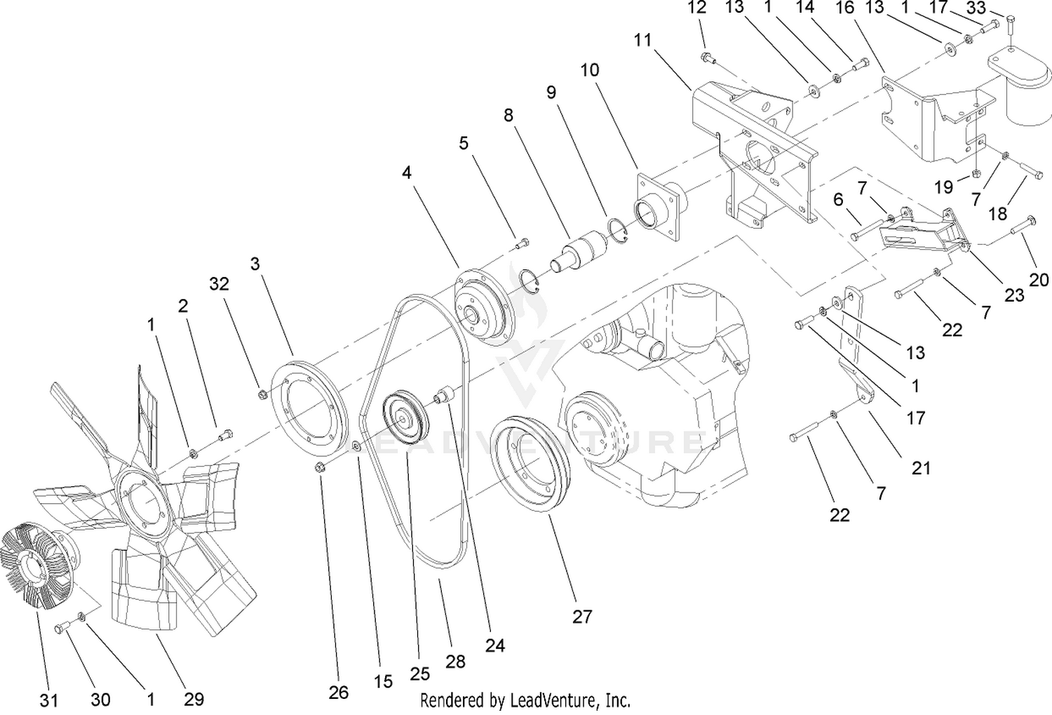 Fan Mount Assembly