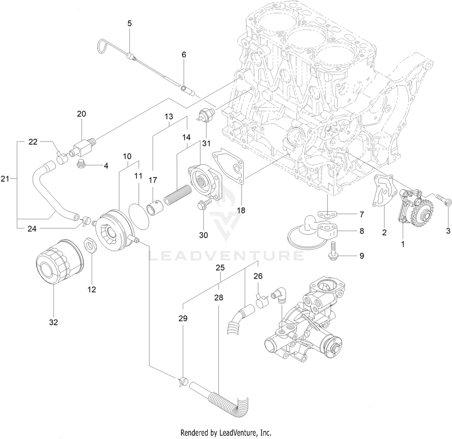Lubrication and Oil System Assembly