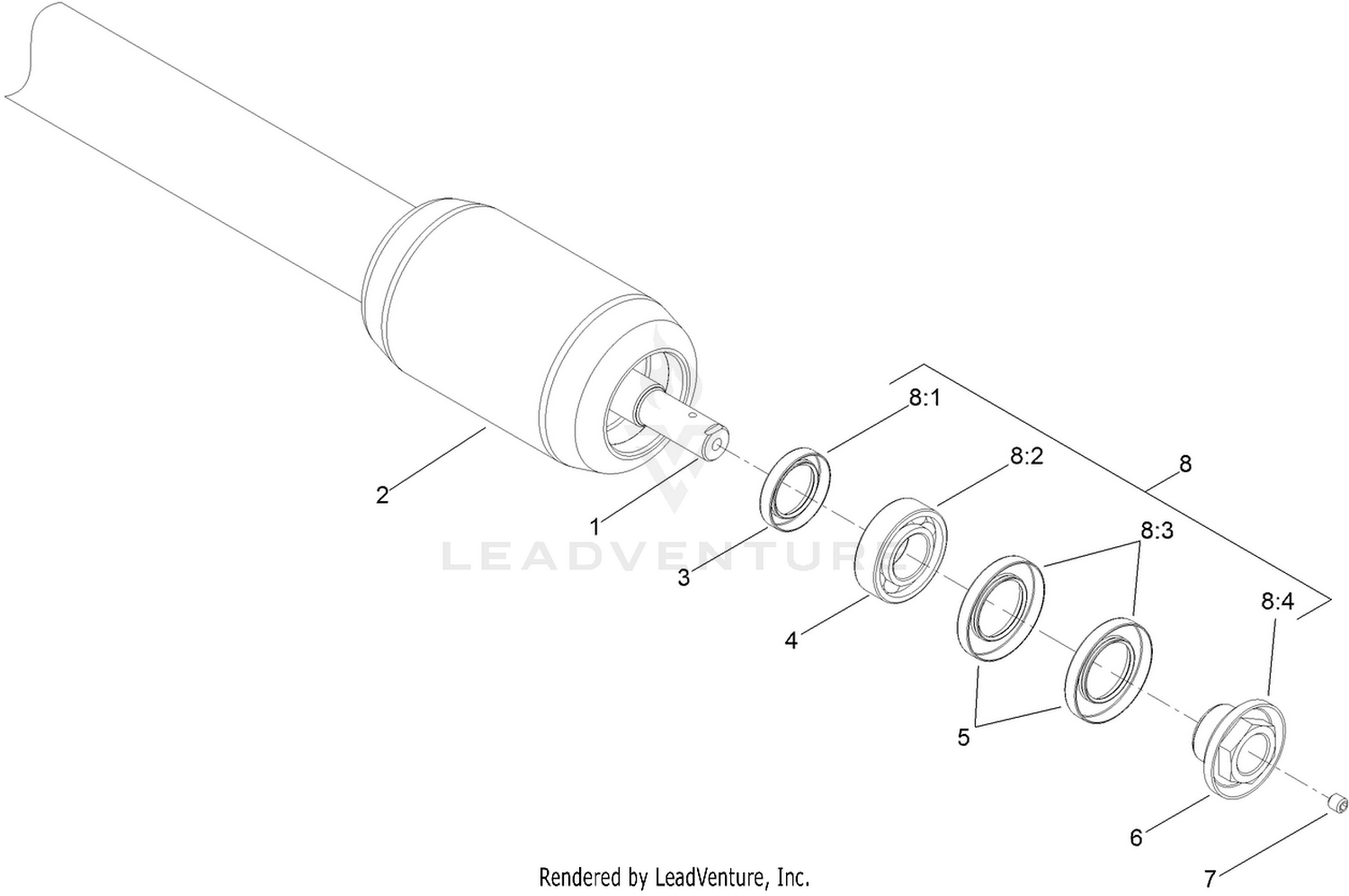Sectional Roller Assembly No. 117-0297