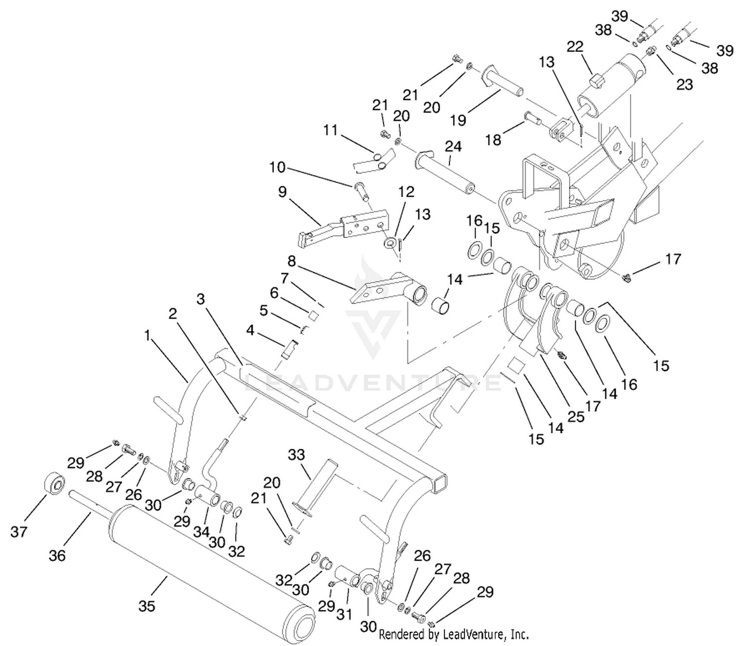 Pull Frame Assembly R.h.