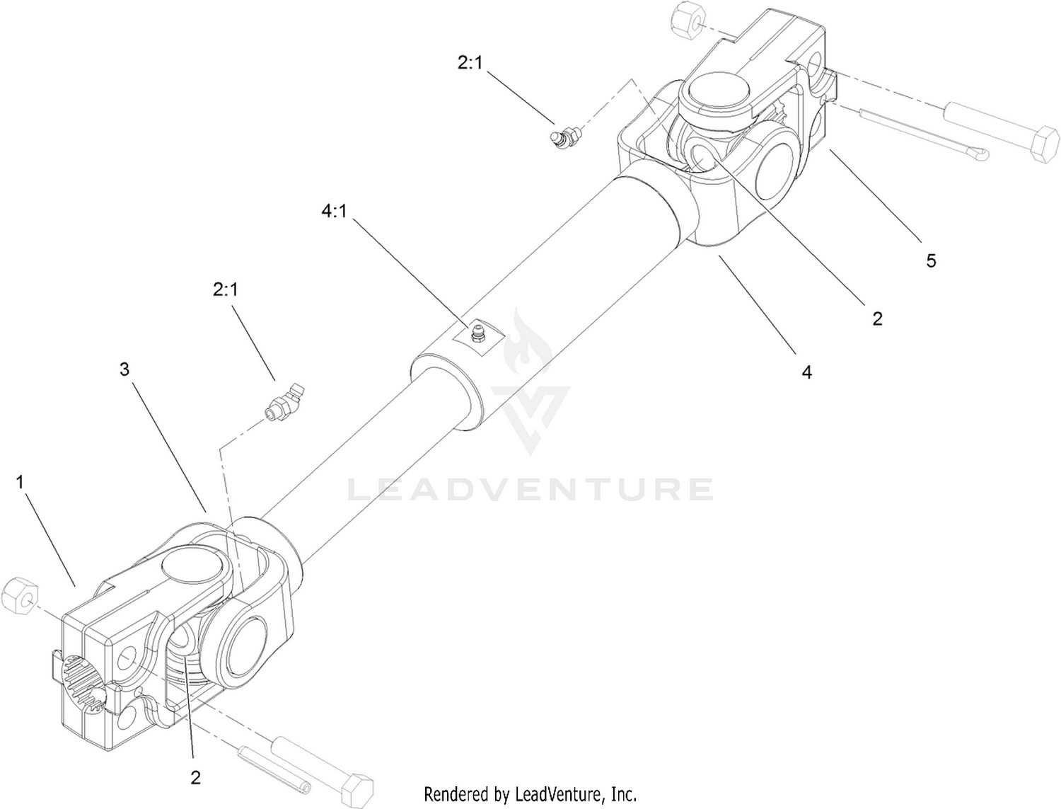 Drive Shaft Assembly No. 110-4704