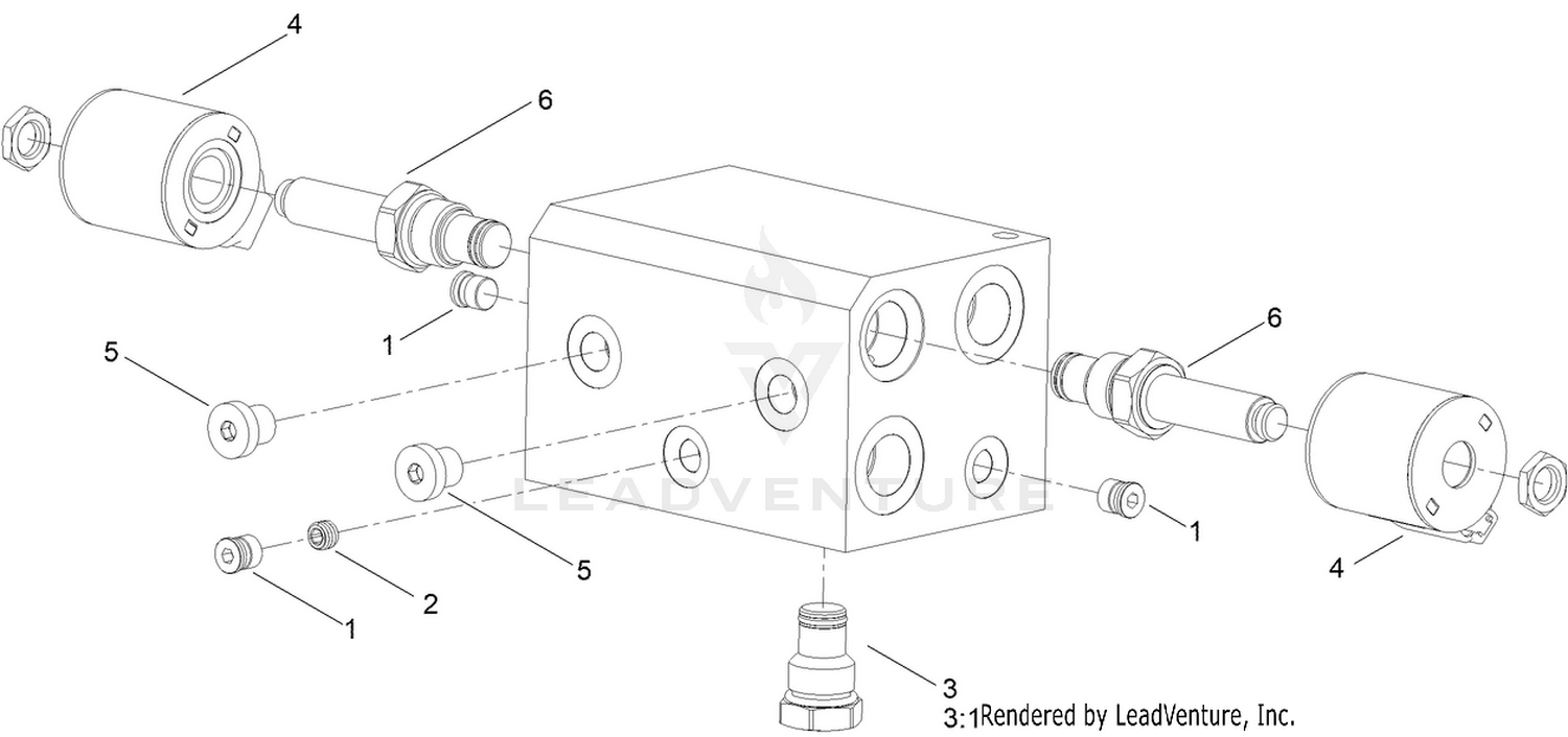Hydraulic Manifold Assembly No. 134-6717