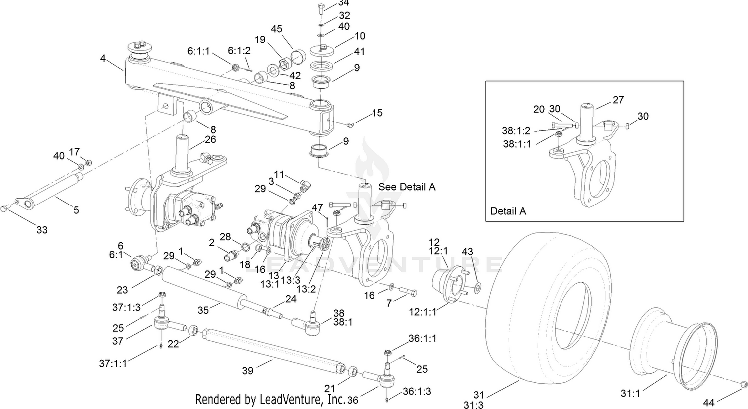 Rear Axle Assembly