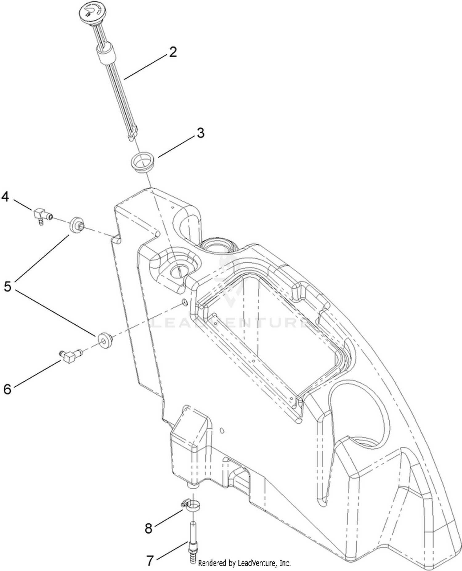 LH Fuel Tank Assembly No. 110-8230