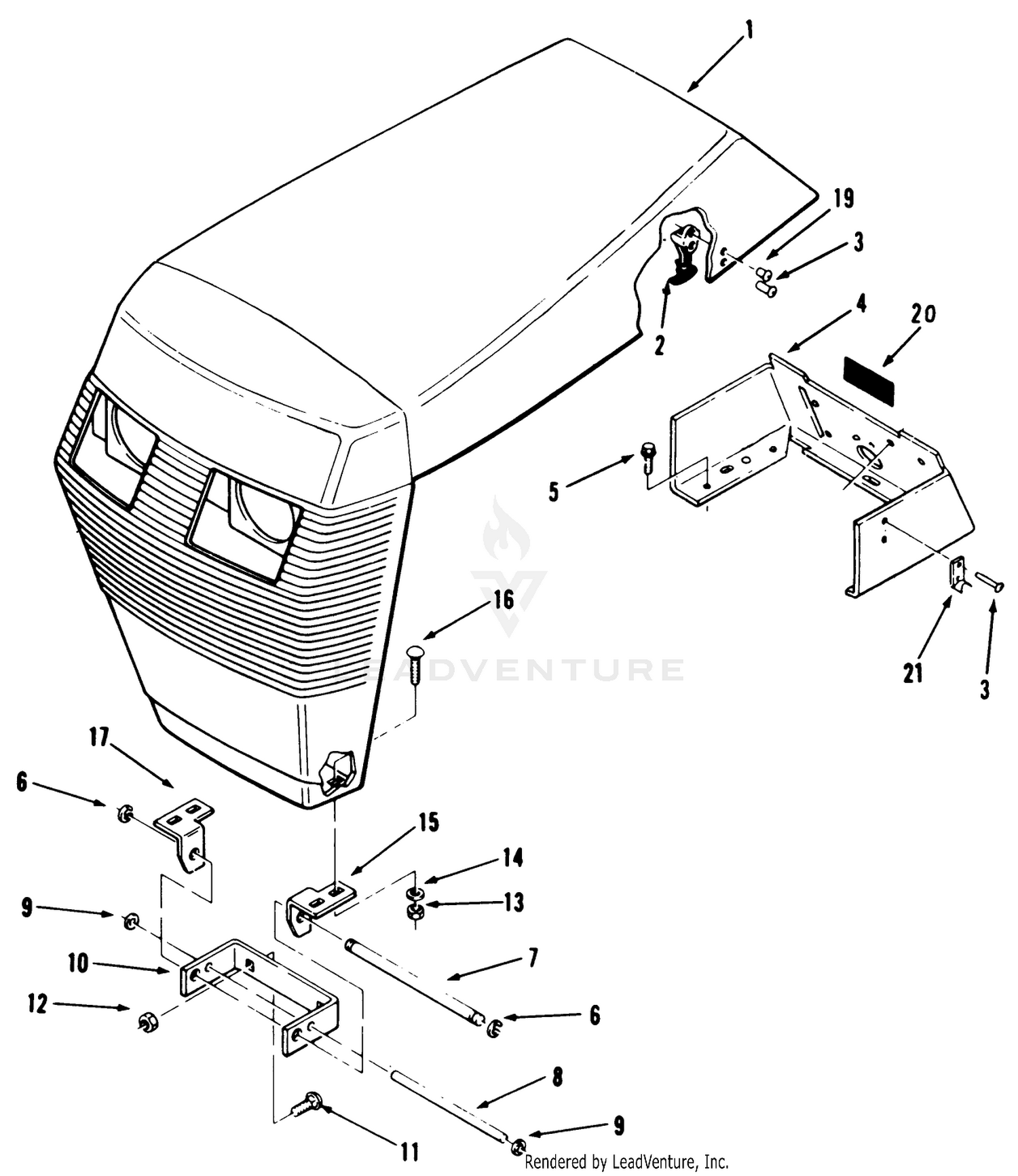 Frame, Sheet Metal And Covers